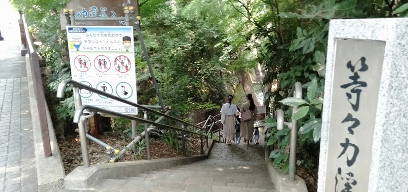 【世田谷区】等々力渓谷で8月に子連れ川遊びの時の服装・休憩場所・アクセスについて